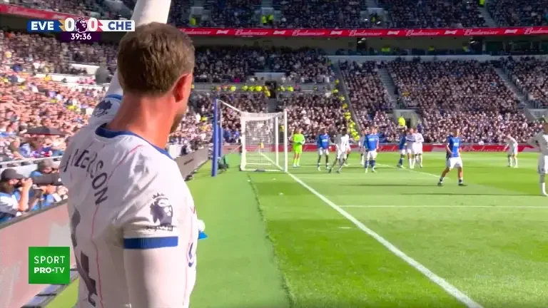 Bară Chelsea! Moises Caicedo a zguduit bara în meciul cu Everton din Premier League (17.10.2026)