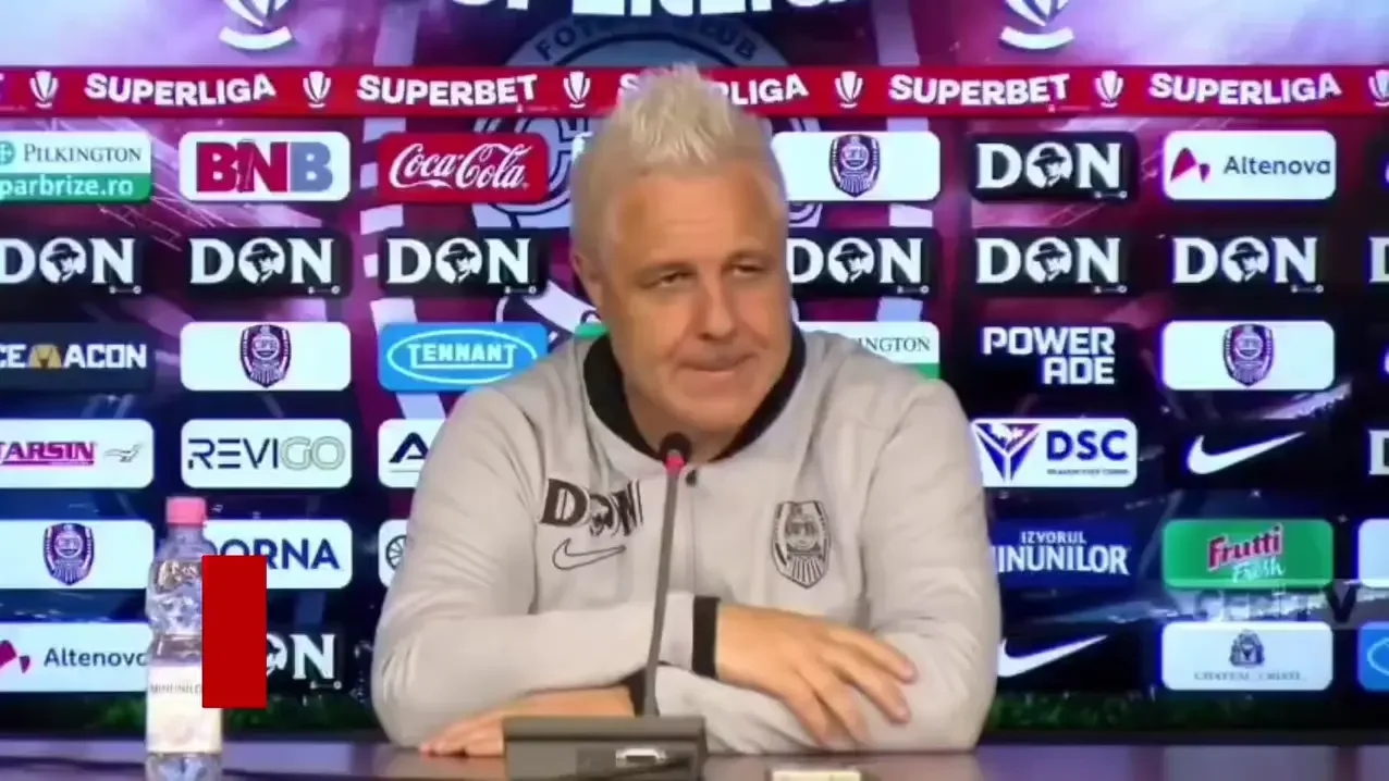 Marius Șumudică, derapaj la conferința de presă
