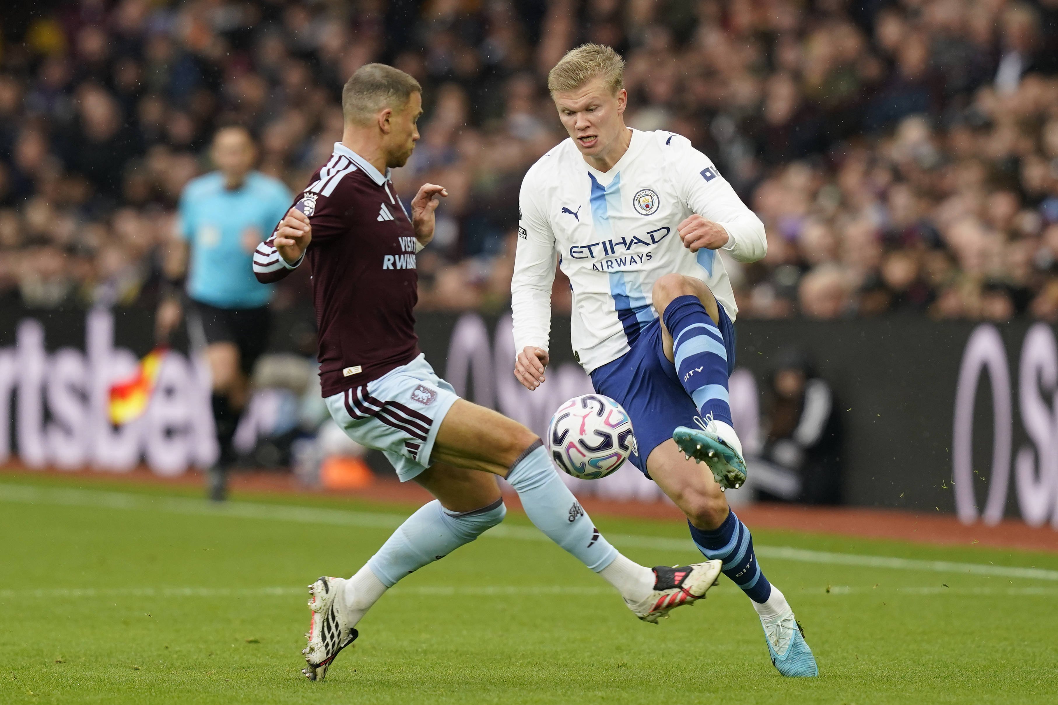 Aston Villa - Manchester City 1-1, ACUM, pe VOYO SPORT 1. Haaland egalează