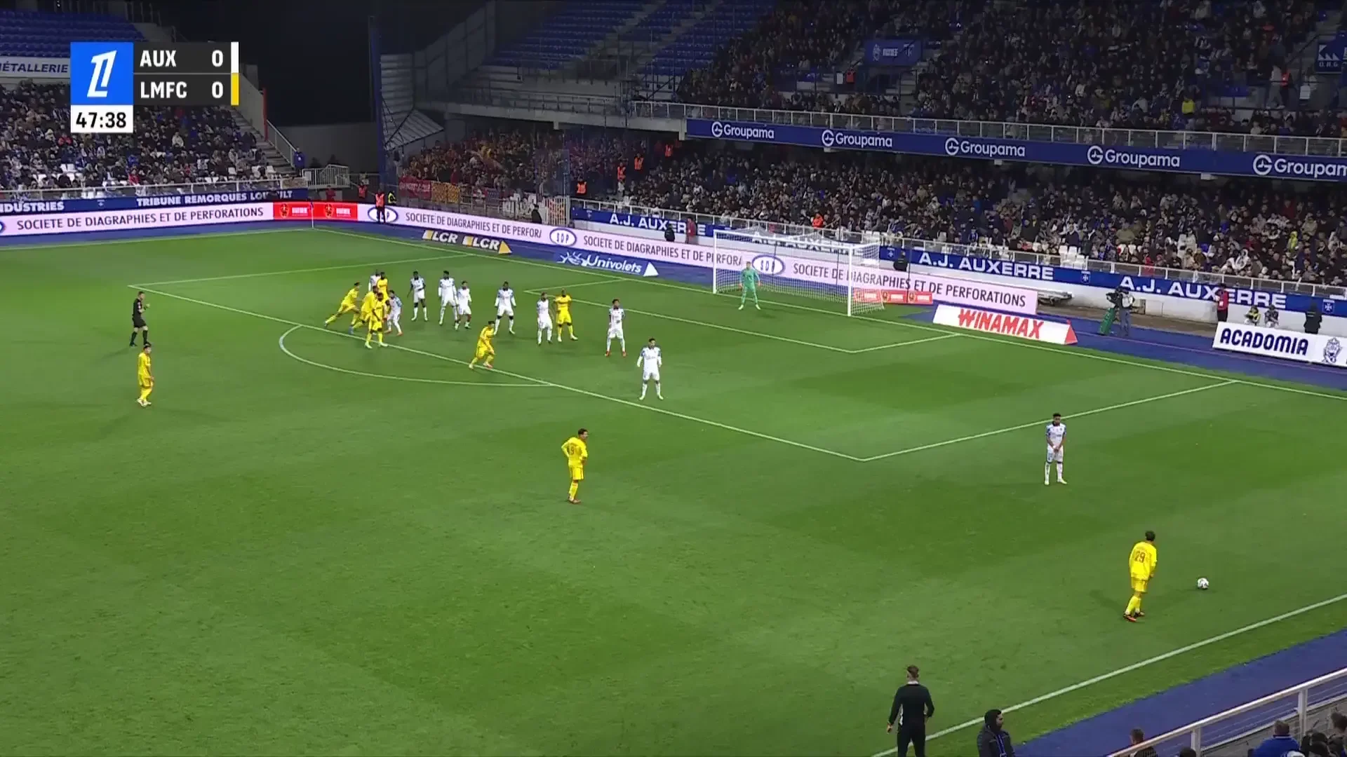 Gol controversat al lui Le Mans, validat de Goal-Line Technology în meciul cu Auxerre din Ligue 1