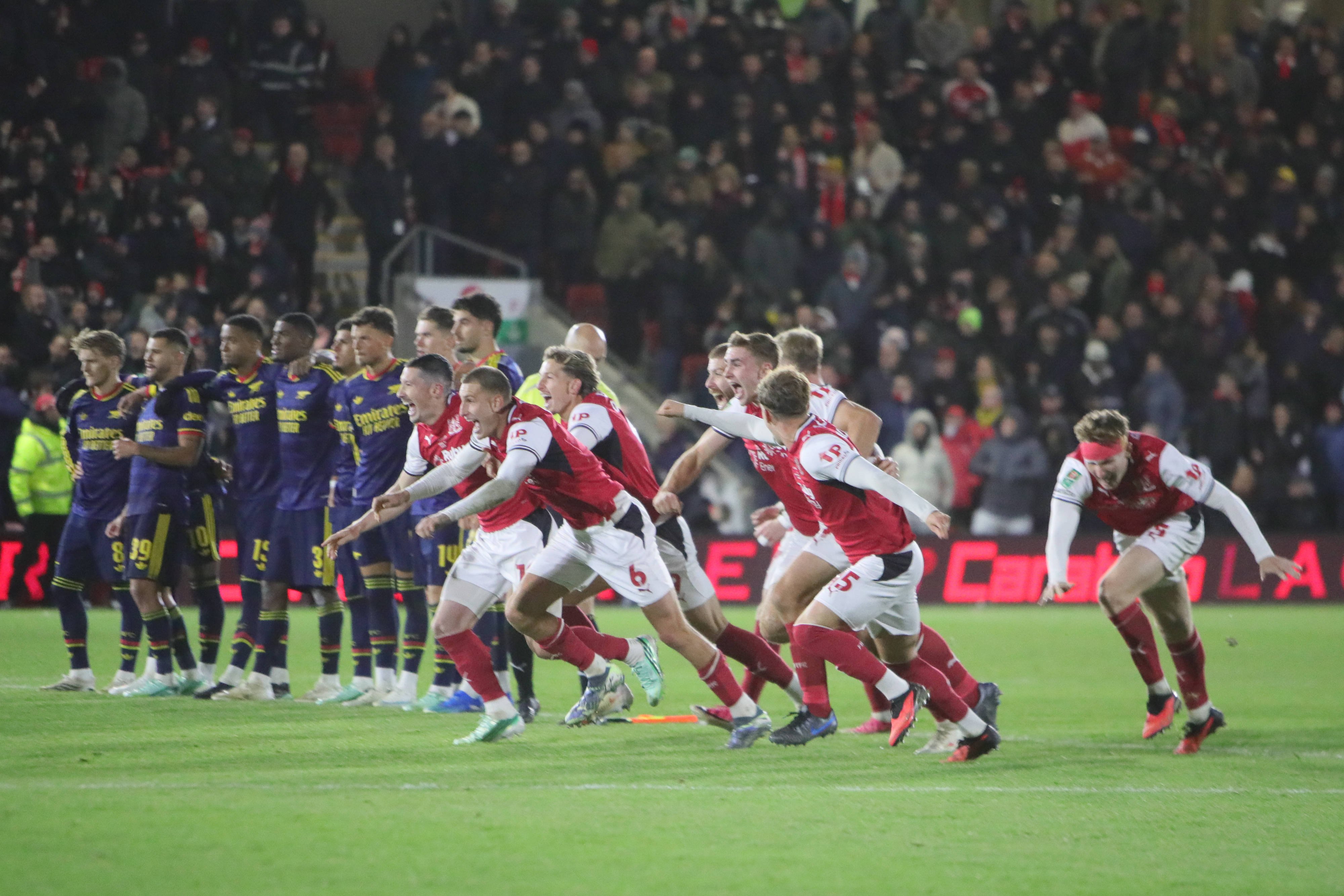 CE UMILINȚĂ! Arsenal, eliminată din Cupa Ligii de o echipă de liga a patra