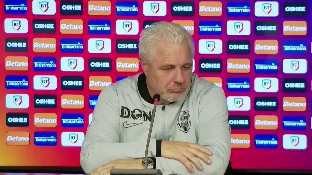 Marius Șumudică: "Doar o depunctare a lui CFR m-ar deranja. Probabil că voi reacționa altfel"