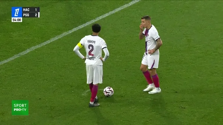 Achraf Hakimi înscrie din lovitură liberă, PSG are 3-1 cu Le Havre (VOYO 30.10.2026)