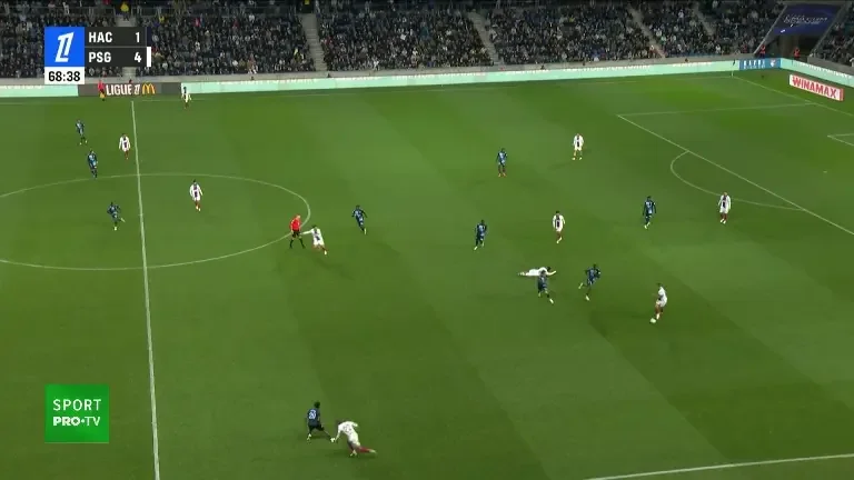 Achraf Hakimi, hat-trick în Le Havre - PSG pentru 1-5! (VOYO 30.10.2026)