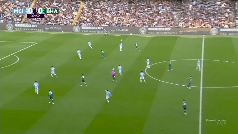 Deschidere de scor în Manchester City - Brighton, acum pe VOYO SPORT 1!