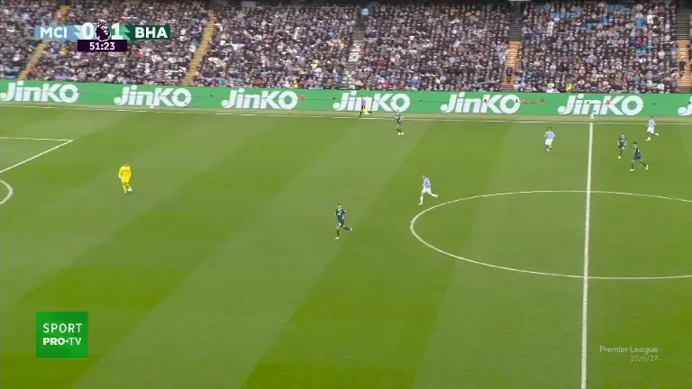 Verbruggen îl oprește pe Ndiaye în drumul către egalare din Manchester City - Brighton (VOYO SPORT 1)