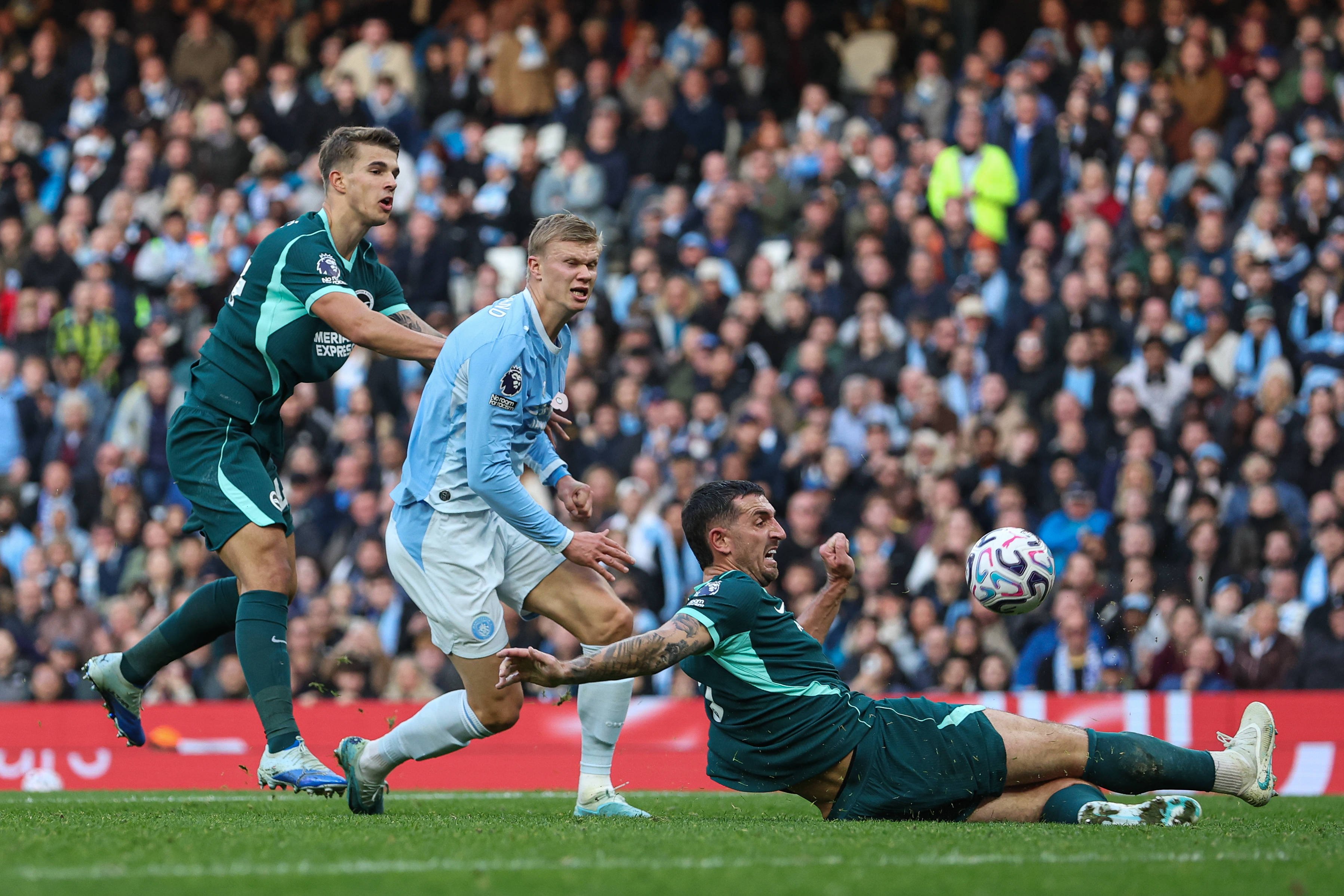 ACUM: Manchester City - Brighton 0-1, LIVE pe VOYO SPORT 1. ”Cetățenii” au probleme cu surpriza startului de sezon