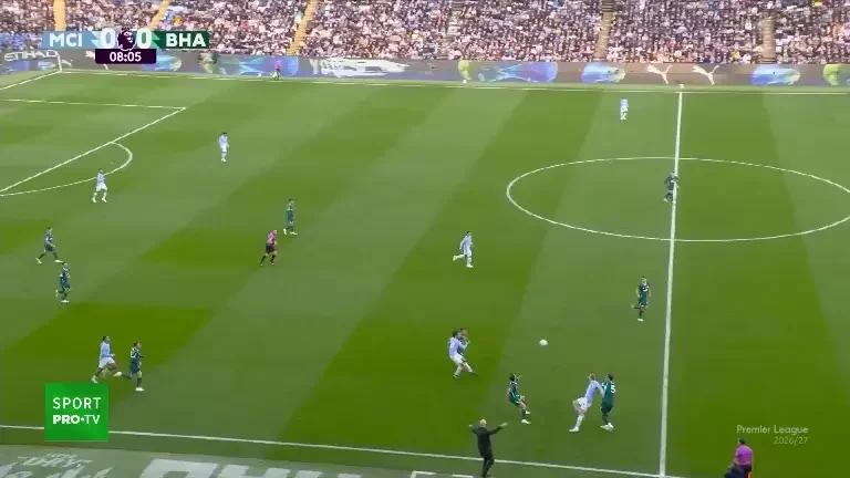 REZUMAT | Manchester City - Brighton 0-1 a fost pe VOYO SPORT 1!