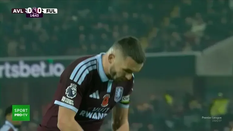 Penalty ratat în Aston Villa - Fulham! (VOYO SPORT 1)
