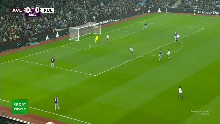 Nicolas Jackson deschide scorul în Aston Villa - Fulham! (VOYO SPORT 1)
